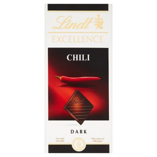 Csokoládé, Lindt 100g Excellence Chili