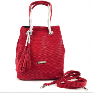 Új Női táska, Zellia, c200, Piros