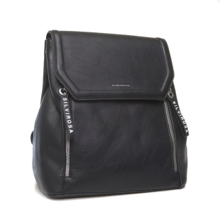 Új Női táska, Silviarosa, SR6322-1, Fekete