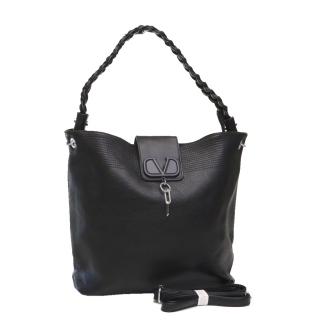 Új Női táska, Silviarosa, SR-5715, Fekete