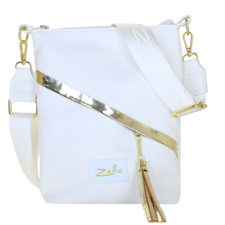 Új Női táska, ZELLIA, 23012, Fehér