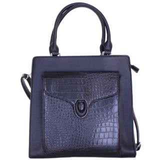 Új Női táska, Silviarosa, SR8039, Fekete
