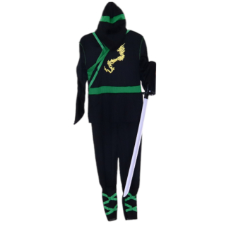 Ninja zöld Meseszereplős Gyerek jelmez, Méret: 140-146