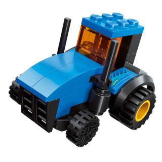 Építő játék, Qman 1809-5 | Lego kompatibilis | 38db | Traktor