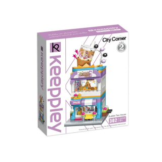 Építő játék, Qman C0108 | Lego kompatibilis | 302db | Bubble teaház