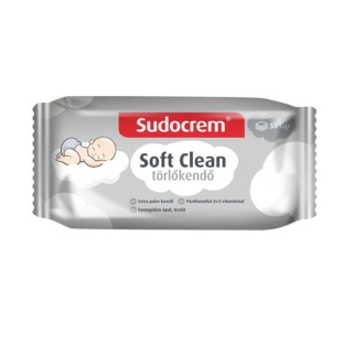 Törlőkendő Baba, Sudocrem 55db Soft Clean