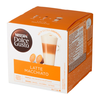 Kávé Kapszulás, Nescafe Dolce G. 16db Latte Macchi