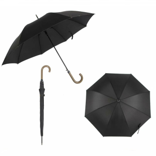 Esernyő, Feeling Rain 801E, félautómata, fekete, kb 115cm átmérő