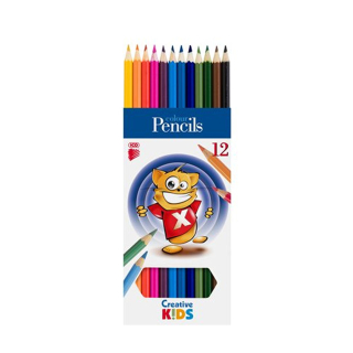 Színes ceruza, 12 szin Ico "Creative Kids"