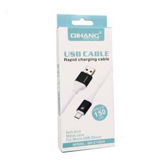 Kábel, USB 2.0 | MicroUSB  1,5m QH-C1004