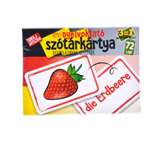 Kártya, Német nyelvoktató szótárkártya 72 lap MK9307