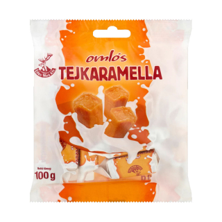 Cukorka, Tejkaramella 100g omlós