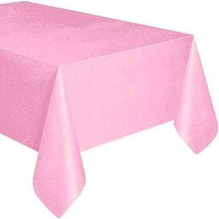 Asztalterítő, 137x274cm műanyag Party | Rózsaszín