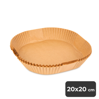 Sütőpapír, Air fryer sütőpapír - olaj nélküli sütőhöz | négyzet | 20cm | 50db/cs