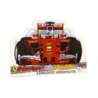 Kifestő, Káprázatos versenyautók  Ferrari óriás színezőkönyv MKO209