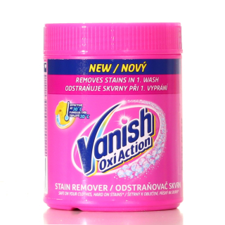 Fehérítő, Vanish Oxy A. Por 470g Pink