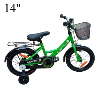 Kerékpár, 14" Zöld