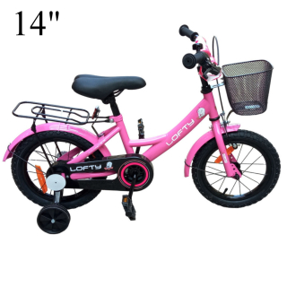 Kerékpár, 14" Rózsaszín