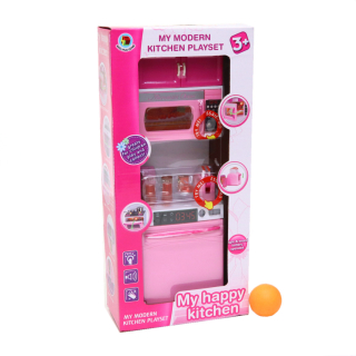 Lányos játék, Bababútor, Konyhafal, Barbiehoz, elemes No.6920-4