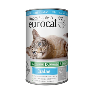 Állateledel, 415g Euro Cat | Hal ízű