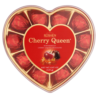 Desszert, Cherry Queen 125g szív 