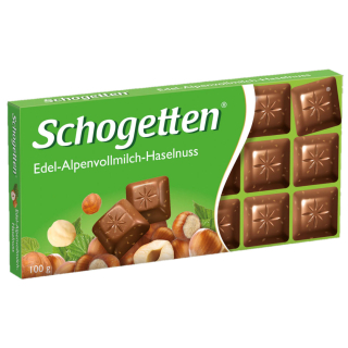 Csokoládé, Schogetten 100g Mogyorós Csokoládé