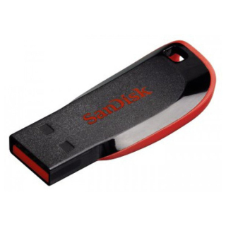Pen drive, 32GB USB 2.0 Sandisc Cruzer Blade Fekete-Piros (114712)