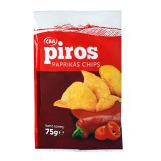 Chips, CBA 75g Paprikás