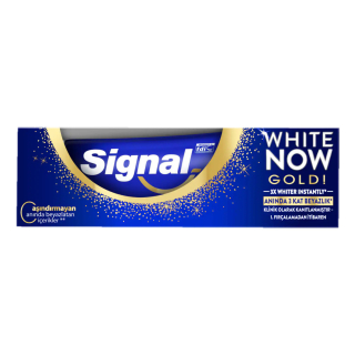 Fogkrém, Signal 50ml White Now Gold 