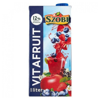 Üdítőital, Szobi 1l Vitafruit Piros 12% 