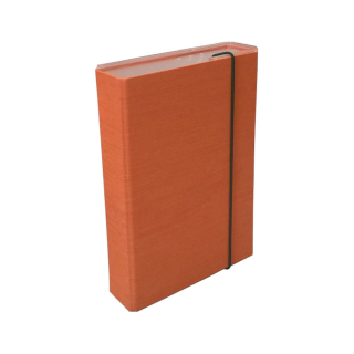 Füzetbox, Color A/4 Narancs textil hatású