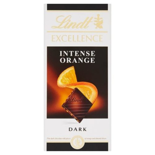 Csokoládé, Lindt 100g Excellence Dark Orange