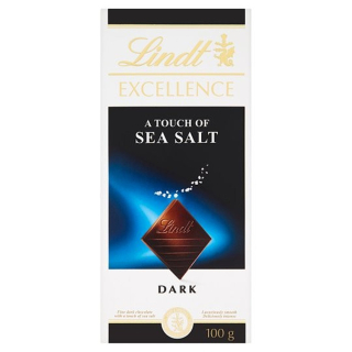 Csokoládé, Lindt 100g Excellence Tengerisós