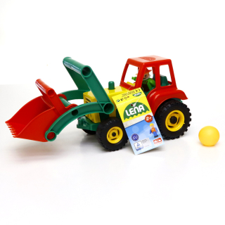 Homokozó játék, Traktor markolóval + emberke J48167