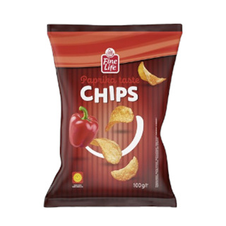 Chips, Fine Life 100g Paprikás