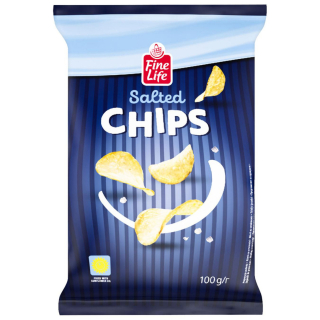 Chips, Fine Life 100g Sós
