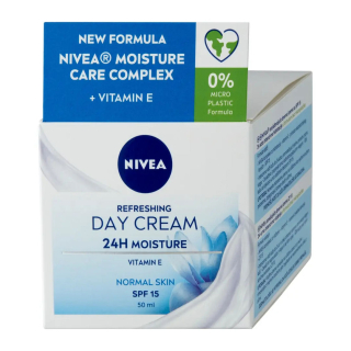 Arckrém, Nivea 50ml Aquaeffect Essentials Hidratáló Nappali Normál / Vegyes Bőrre