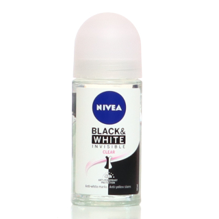 Golyós Deo, Nivea 50ml Invisible For Black&White Clear