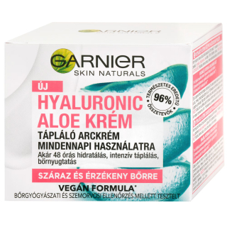 Arckrém, Garnier 50ml Skin Naturals Hyaluronic Aloe gél száraz bőrre