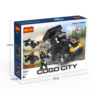Építő játék, COGOŽ 3025 - 7 | Lego kompatibilis | Blast Armor