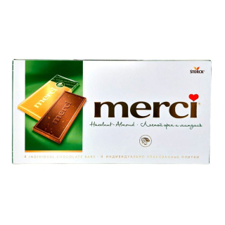 Csokoládé, Merci 100g Mogyorós-Mandulás