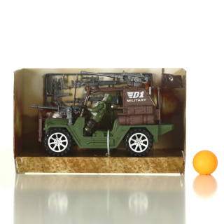 Fiús játék, Katonai autó jeep + figura  JA0314