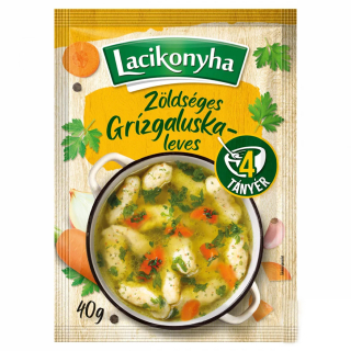 Instant leves, Lacikonyha 40g Zöldségleves grízgaluskával