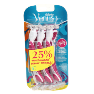 Eldobható borotva, Gillette Venus Plus Pink 6db