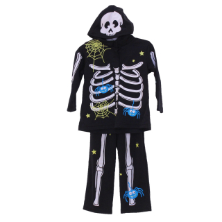 Csontváz Halloween Gyerek jelmez, Méret: 86-92