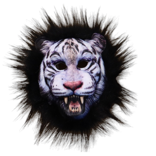 Fekete sörényes tigris Állatos Álarc
