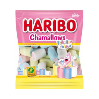 Gumicukor, Pillecukor Haribo 90g Chamallows Tubular Colors