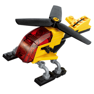 Építő játék, Qman 1809-4 | Lego kompatibilis | 33db | Légi fényképező helikopter