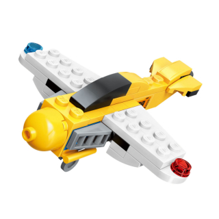 Építő játék, Qman 1809-5 | Lego kompatibilis | 48db | Műrepülő repülőgép