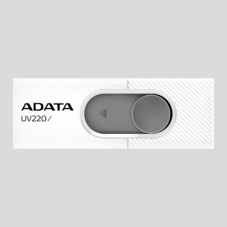 Pen drive, 32GB USB 2.0 Adata Fehér-Szürke (Auv220-32G-Rwhgy)